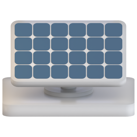 Panel solar  3D Icon