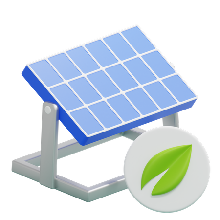 Panel solar  3D Icon