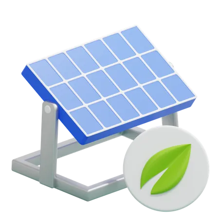 Panel solar  3D Icon