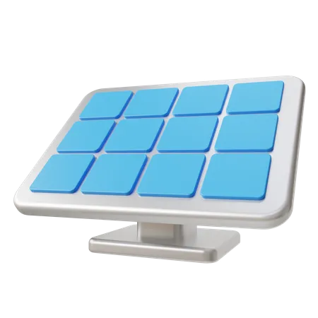 Panel solar  3D Icon