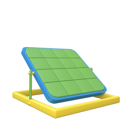 Panel solar  3D Icon