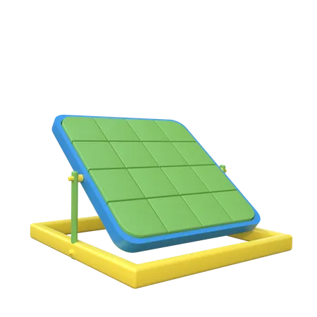 Panel solar  3D Icon