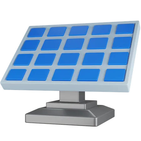 Panel solar  3D Icon