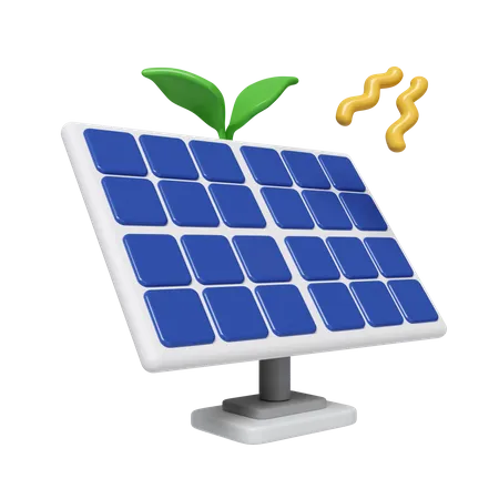 Panel solar  3D Icon