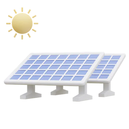 Panel solar  3D Icon