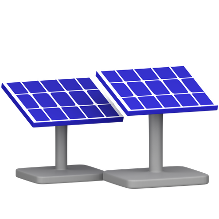 Panel solar  3D Icon