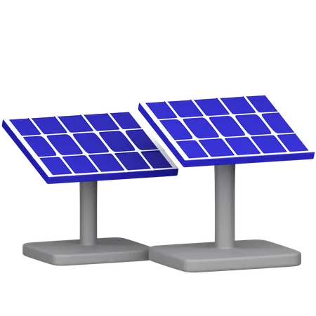 Panel solar  3D Icon