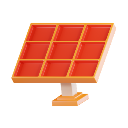 Panel solar  3D Icon