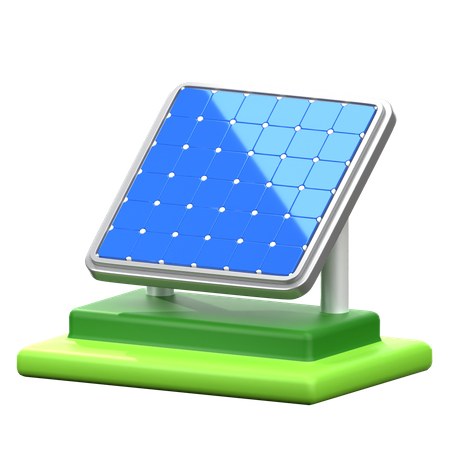 Panel solar  3D Icon