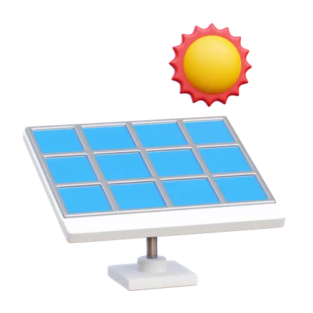 Panel solar  3D Icon