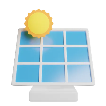 Panel solar  3D Icon