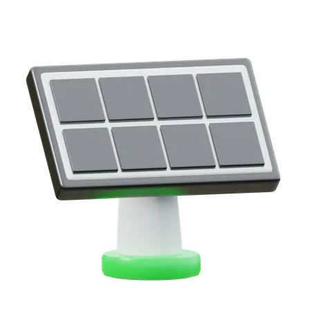 Panel solar  3D Icon