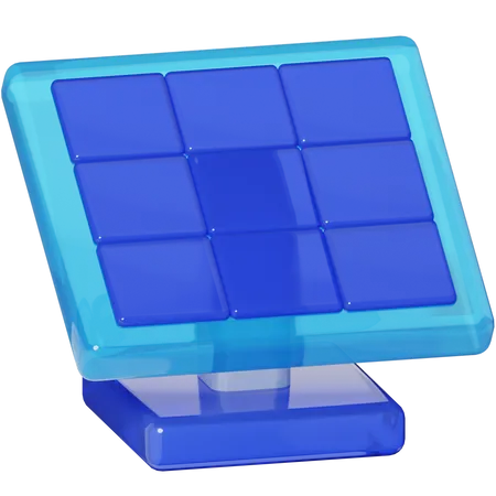 Panel solar  3D Icon