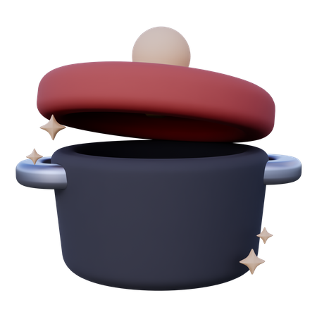 Panela de pressão  3D Icon