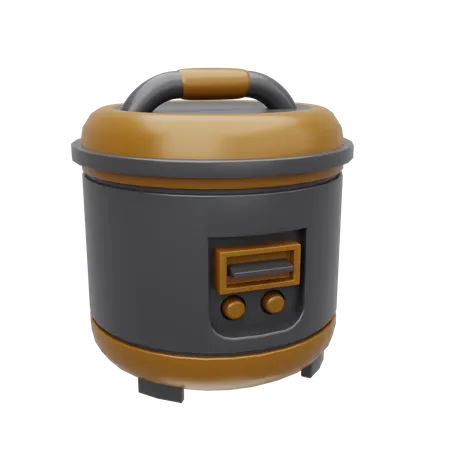 Panela de arroz  3D Icon