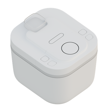 Panela elétrica de arroz branco  3D Icon