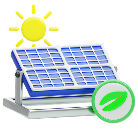 Paneles solares  3D Icon