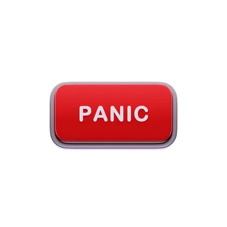 Panic button  3D Icon