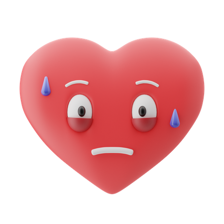 Panic Heart  3D Icon
