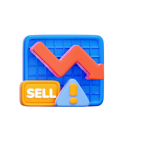 Panic Selling  3D Icon