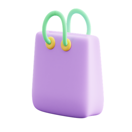 Sac de courses  3D Icon