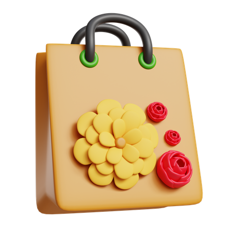 Sac de courses  3D Icon