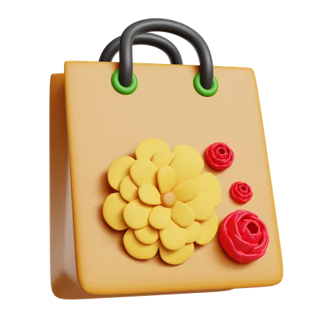 Sac de courses  3D Icon