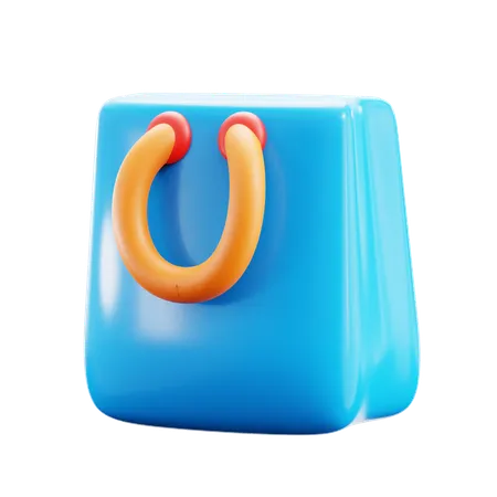 Sac de courses  3D Icon