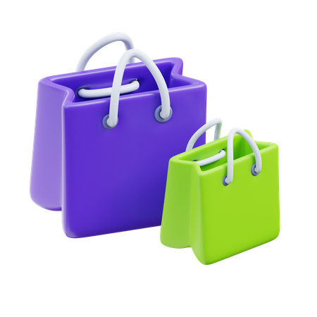 Sac de courses  3D Icon