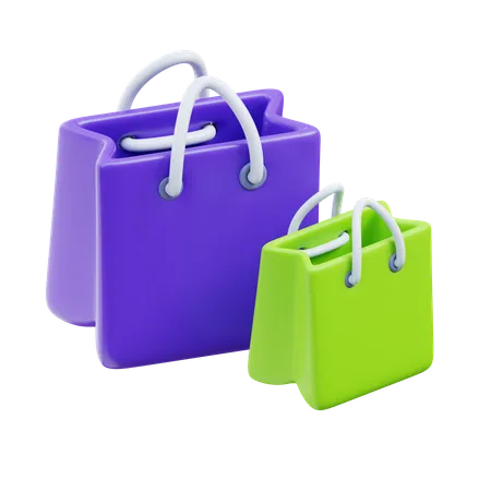 Sac de courses  3D Icon