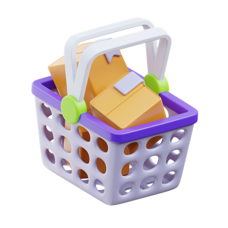 Panier  3D Icon