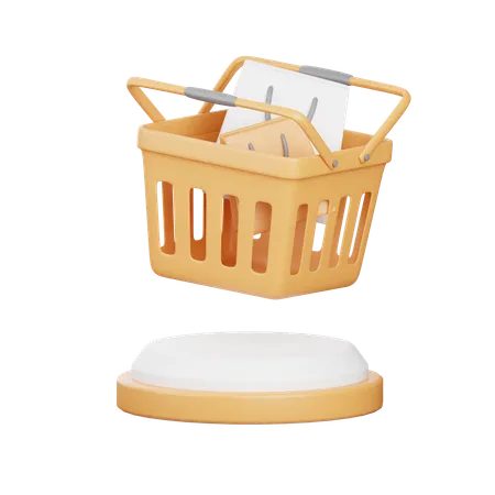 Panier  3D Icon