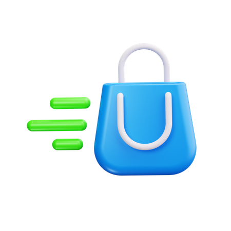 Sac de courses  3D Icon