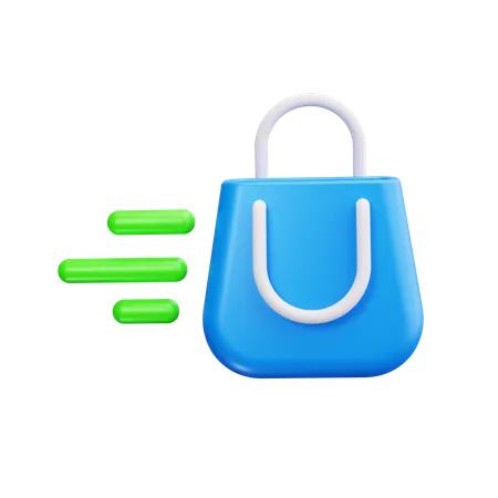 Sac de courses  3D Icon