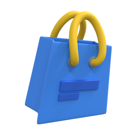 Sac de courses  3D Illustration