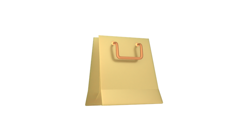 Sac de courses  3D Illustration