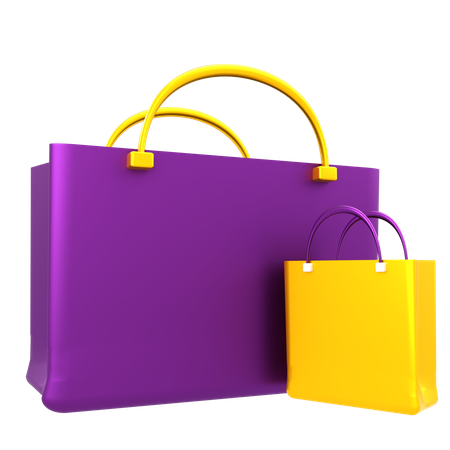 Sac de courses  3D Illustration