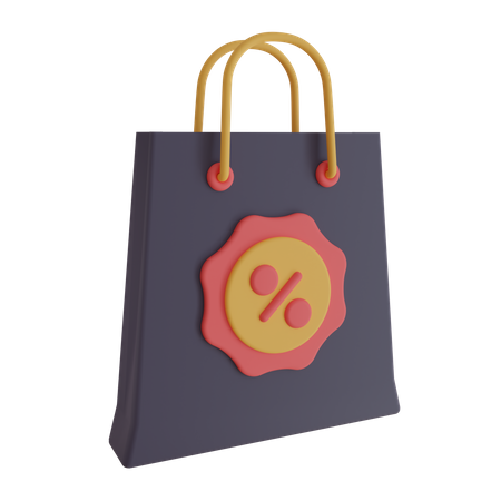 Sac de courses  3D Icon