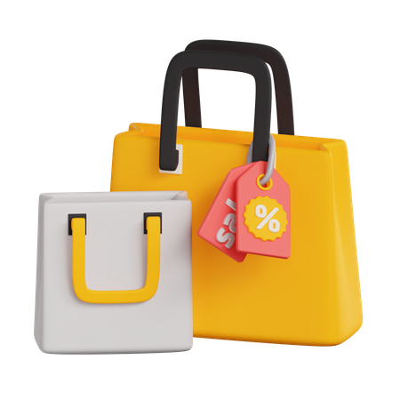 Sac de courses  3D Icon