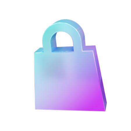 Sac de courses  3D Icon