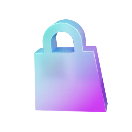 Sac de courses  3D Icon