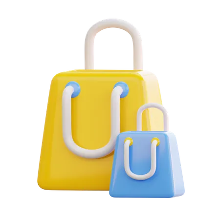 Sac de courses  3D Icon