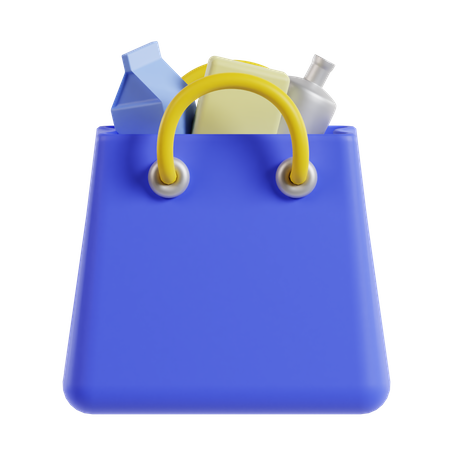 Sac de courses  3D Icon