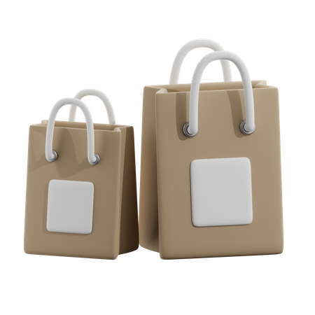 Sac de courses  3D Icon