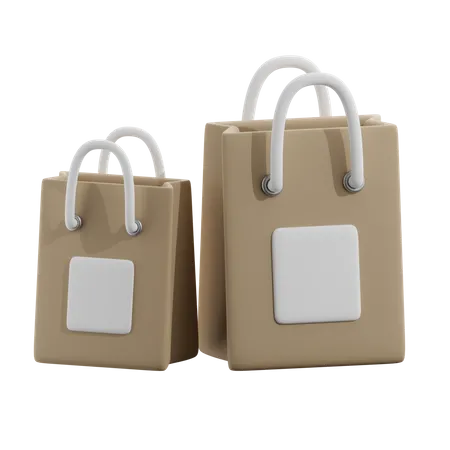 Sac de courses  3D Icon