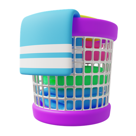 Panier à linge  3D Icon