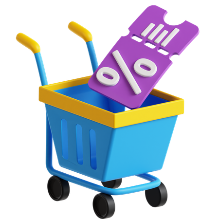 Remise sur article du panier  3D Icon