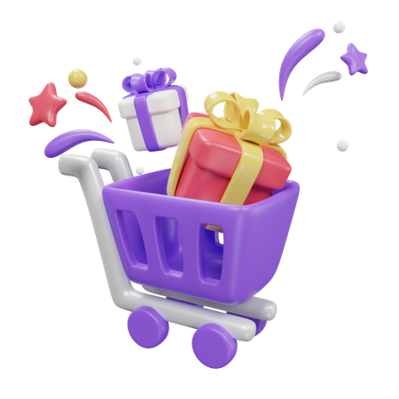 Panier cadeau  3D Icon