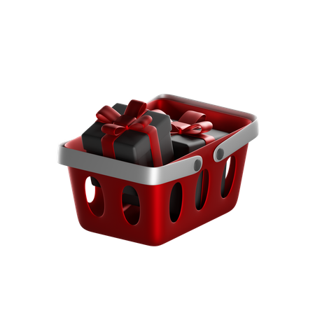 Panier cadeau  3D Icon