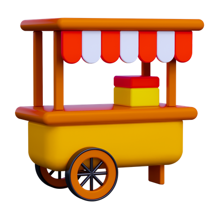 Chariot culinaire  3D Icon